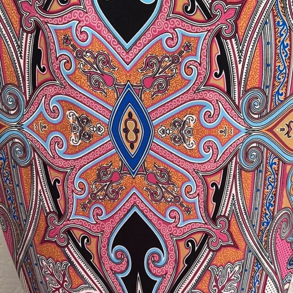 Birdeesport Australia floral / Paisley sheath Dress LARGE - Picture 9 of 16
